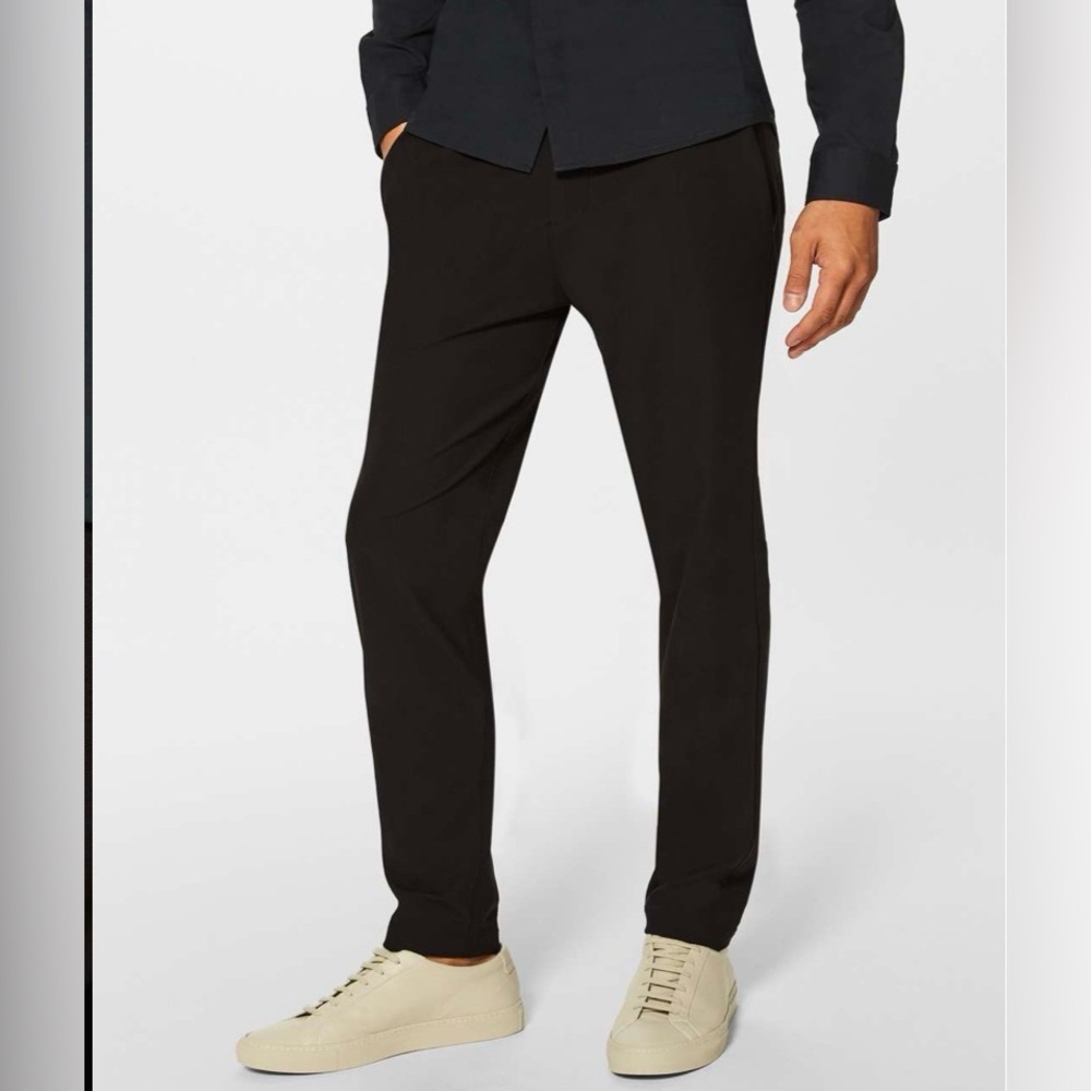Lululemon Commission Pants Warpstreme Black Men’s 34x30 Classic - Picture 16 of 16